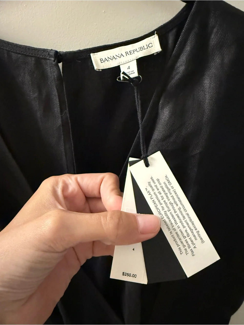 Banana Republic Black linen Jumpsuit